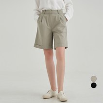 ELLE PARIS 링클프리 턴업 쇼츠