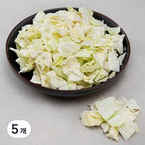 국내산 샐러드용 사각썰기 양배추, 1kg, 5개