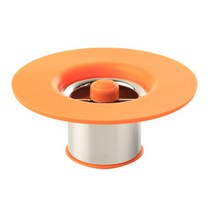 셀클리너 하수구 트랩, 욕실용-오렌지, 1개