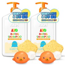 아케이 아토 바스앤샴푸 1100ml + 별해면스펀지 + 하푸, 2세트