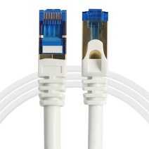 애니포트 플러스 프리미엄 고급형 랜선 SFTP 2M CAT8, 화이트, 2개