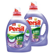 퍼실 파워젤 딥클린 플러스 라벤더 일반, 2.7L, 2개