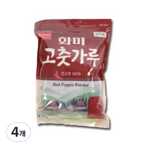 화미 고춧가루 김치용, 1kg, 4개