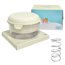 그릭케이크 그릭요거트 만들기 대용량 메이커 리코타치즈 거름망 제조기 유청분리기 선물 패키지 2.45L + 강력스프링 세트, 아이보리 + 베이지, 1세트