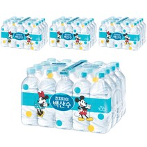 백산수 무라벨 생수, 330ml, 80개