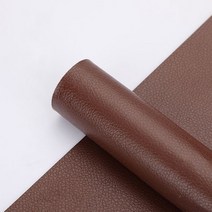 오픽 수선패치 인조 가죽 리폼 스티커, 라이트브라운
