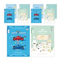 펜피아 800 초등 로얄노트 그림일기 양면 남아용 10p, 랜덤 발송, 1세트