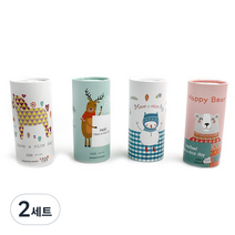 쿠켄 휴대용 캐릭터 캔티슈 4종세트, 2세트
