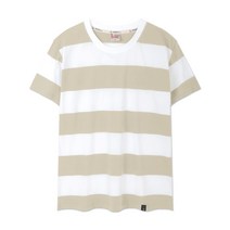 앨빈클로 크루클린 라이트 스트라이프 반팔티셔츠 TRS171