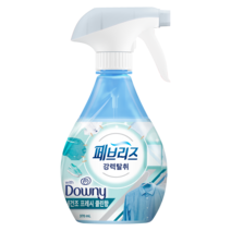 페브리즈 섬유탈취제 용기형, 1개, 370ml, 다우니 실내건조 프레시 클린향