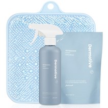 더모티브 리프레싱 풋샴푸 400ml + 리필 400ml + 풋브러쉬, 1세트