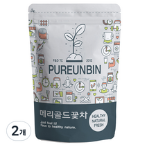 푸른빈 메리골드 꽃잎 차, 100g, 1개입, 2개