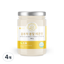 바로푸드 콤부차 분말 레몬맛, 180g, 4개