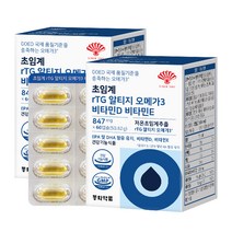 동화약품 초임계 알티지 오메가3 비타민D 비타민E 50.82g, 60정, 2개