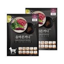 국개대표 3개월 이상 전연령용 올바른끼니 오리 고구마 강아지 소프트사료, 1.2kg, 2개