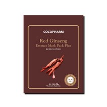 COCOPHARM 에센스 마스크팩 플러스 홍삼 25g, 1개입, 50개