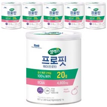 셀렉스 프로핏 웨이프로틴 파우더 복숭아, 6개, 627g