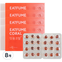 잇퓸 코랄 장미향 상쾌한 먹는향, 3.12g, 8개