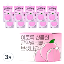 단슐랭 단백질 복숭아 곤약 젤리 10개입, 150g, 3개