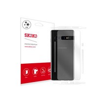 스코코 유광 후면 + 측면 외부보호 휴대폰 필름 2매입, 1세트