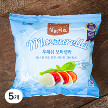 상하치즈 매일 후레쉬 모짜렐라, 125g, 5개