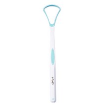 비즈온 생활필수품 혀 백태 설태 제거기 크리너 스카이블루, 10g, 1개