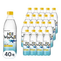 광동 아이스웨일 레몬라임 제로 탄산, 500ml, 40개