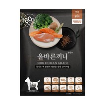 올바른끼니 전연령용 연어 칠면조 피모강화 강아지 소프트사료 1.2kg, 1개, 생선