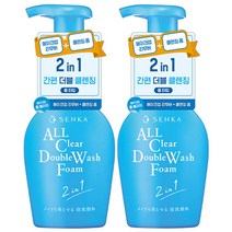 센카 올 클리어 더블 워시 폼, 150ml, 2개