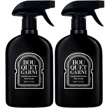 부케가르니 딥 블랙 섬유탈취제 베이비파우더, 500ml, 2개