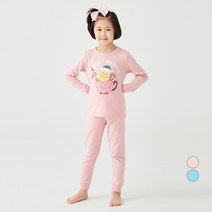 롤리트리 아동용 순면 후라이스 내의 상하의 세트 SN