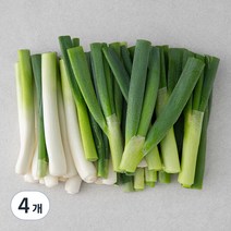국내산 절단 손질대파, 1kg, 4개