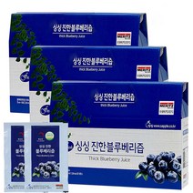 싱싱 진한 블루베리즙, 90개, 70ml