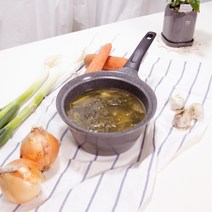 바씨코 프리미엄 IH 편수냄비, 그레이, 18cm