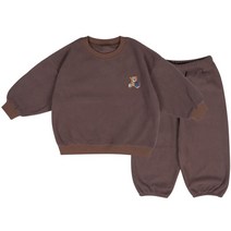 삼소니 아동용 후리스 포유 상하의 세트