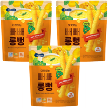 베베쿡 더 맛있는 빼빼롱뻥 과자, 구운옥수수, 30g, 3개