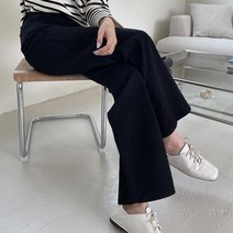마이시즌 여성 버렛 일자 와이드 팬츠