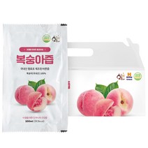 물없이 갈아만든 NFC 생착즙 복숭아즙 30p, 100ml, 30개
