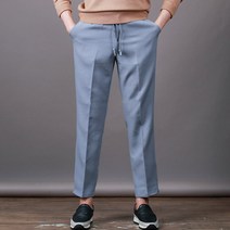 스댕클럽 남성용 허리밴드 링클프리 슬랙스 SJM0023