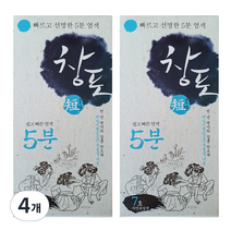 중외제약 창포단 염색제, 7호 자연흑갈색, 4개