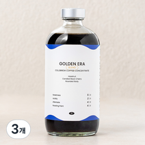 언더프레셔 냉장 골든에라 더치커피, 475ml, 3개