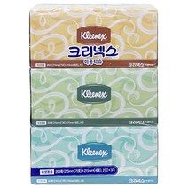 유한킴벌리 크리넥스 미용티슈 콤비, 3개, 200매