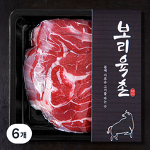 보리육촌 국내산 소고기 사태 덩어리 2등급 수육 국거리용 (냉장), 6개, 250g