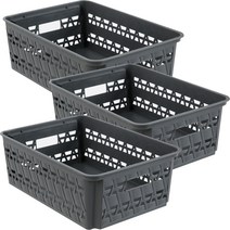 라이피스트 라탄 브리즈 바스켓 대, 그레이, 3개