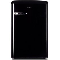 Haier 하이얼 아쿠아 미니 레트로 스탠드형 김치냉장고 냉동고 겸용 95L, 미드나잇 블랙, ART100MNB