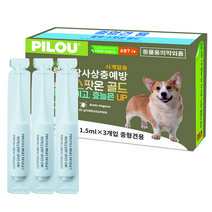 필루 중형견 심장사상충 예방 스팟온 골드, 1.5ml, 3개