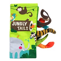 오감발달 바스락 꼬리 영어 헝겊책 : JUNGLY TAILS 정글, 그린키즈
