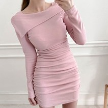 슈가펀 베리 셔링 미니 원피스