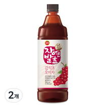 진미식품 진미 3년숙성 자연발효 감식초 오미자 950ml, 2개