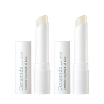 일리윤 세라마이드 무향 립밤 3.2g, 무색, 2개